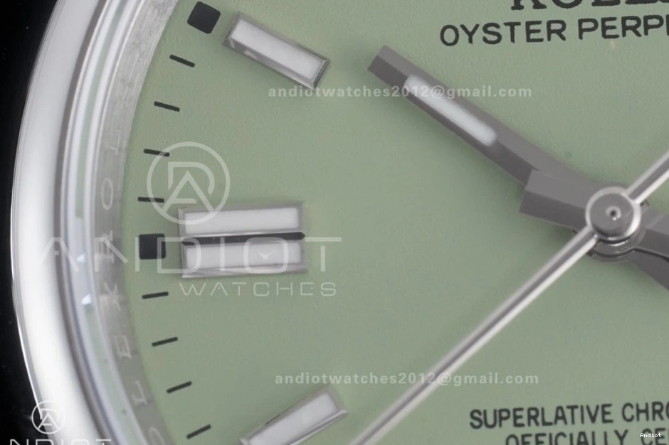 Pistachio 1:1 Edition VR3230 Best Perpetual Steel Dial 126000 904L KRF 36mm Oyster 1107
